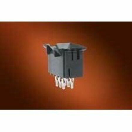 MOLEX Rectangular Power Connector, 6 Contact(S), Male, Press Fit Terminal, Receptacle 438790034
